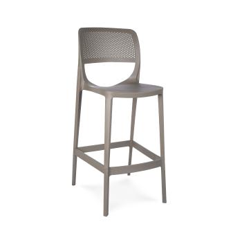 Tabouret de bar de terrasse Montagne - Cappuccino - Plastique - G-Line