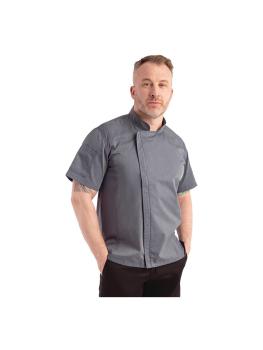 Veste de chef - Unisexe - Bleu encre - Polyester/Coton - Chef Works Urban - BB267