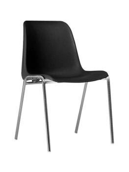 Chaise Helene - Empilable - Noire - G-Line