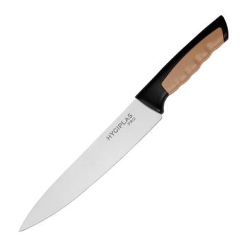 Couteau de chef Hygiplas Pro 21,5 cm - Marron