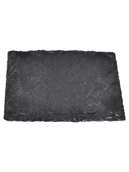 Assiette - Noire - Ardoise - L 10 x P 10 cm - G-Line