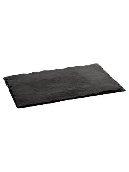 Assiette - Noire - Ardoise - L 30 x P 20 cm - G-Line