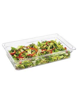Bac gastronorme - 1/1 GN - 100 MM - Transparent - Polycarbonate - G-Line