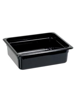 Bac gastronorme - 1/2 GN - 100 MM - Noir - Polycarbonate - G-Line