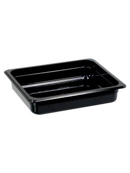 Bac gastronorme - 1/2 GN - 65 MM - Noir - Polycarbonate - G-Line
