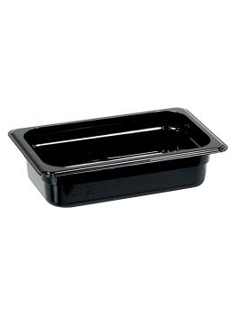 Bac gastronorme - 1/4 GN - 65 MM - Noir - Polycarbonate - G-Line