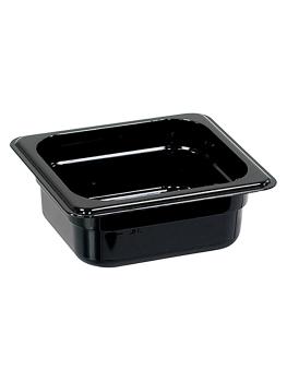 Bac gastronorme - 1/6 GN - 65 MM - Noir - Polycarbonate - G-Line
