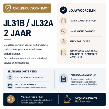 Contrat de maintenance - JL31B / J32A - 2 ans