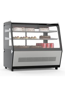 Koelvitrine - 1-Deurs - Tafelmodel - 120 Liter - RVS - 230V - G-Line