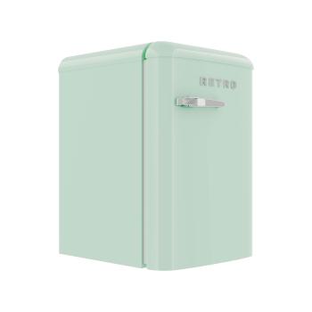 Réfrigérateur rétro - 120 litres - 1 porte - Statique - Vert menthe - G-Line