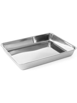 Boîte à viande - 31 x 24 cm - Acier inoxydable - Hendi - 508206
