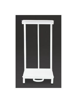 Support sac poubelle - H 88 x 43 x 33 CM - Acier - Jantex - L548
