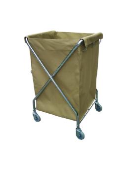 Linnenwagen - 220 Liter - Linnen - H 98.5 x 62 x 62 CM - Jantex - L616