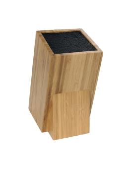 Bloc à couteaux - H 24,5 x 12 x 15,5 CM - Bambou - Vogue - CP862
