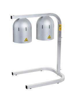 Pont chauffant - 1/1 GN - 2 lampes - Silver - Aluminium - 500 W - G-Line