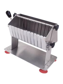 Trancheur de saucisses - acier inoxydable - Horizontal - 10 tranches - 23 x 16.2 CM - G-Line