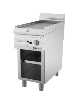Plaque de cuisson - Électrique - Lisse - Acier inoxydable - 400V - L 40 CM - Ligne G700