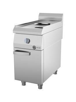 Wok à induction - Modèle sur pied - acier inoxydable - 5 KW - 400V - Ligne G700 - G-Line