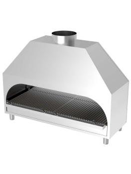 Houtskoolgrill - Tafelmodel - RVS - H 120 x B 150 x D 53 CM - G-Line