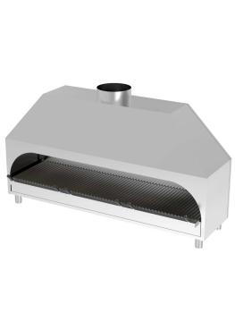 Houtskoolgrill - Tafelmodel - RVS - H 120 x B 170 x D 53 CM - G-Line