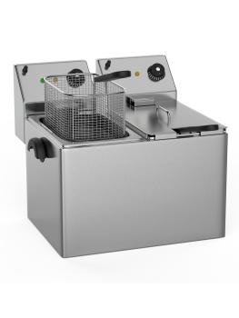 Friteuse - électrique - modèle de table - 2 x 8 L - acier inoxydable - 230V - G-Line
