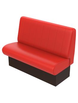 Banquette de salle à manger bistro - Rouge - L 120 cm - G-Line