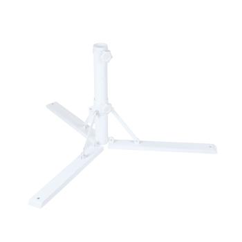 Pied de parasol - 3 pieds - Pliable - Blanc - Acier - G-Line
