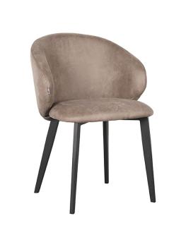 Chaise Lago - Taupe - Micro-suède - Ligne G