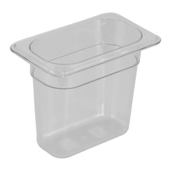Bac gastronorme - Polycarbonate - 1/9 GN - Profondeur 150 MM - Transparent - G-Line