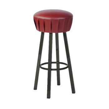 Tabouret de bar 204G - Bordeaux - Similicuir - G-Line
