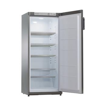 Réfrigérateur - 1 porte - 254L - Gris - 230V - H 145 x L 60 x P 62 CM - Exquisit