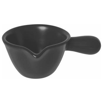 Bol à sauce - 100 ml - Avec bec verseur - Mélamine - Ø 10,5 cm - Noir - G-Line