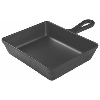 Plat de service - 500 ml - Mélamine - Carré - Noir - G-Line