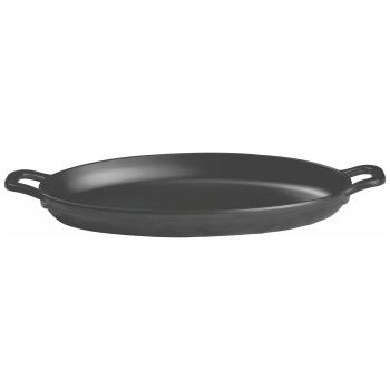 Plat de service - 320 ml - Mélamine - Ovale - Noir - G-Line