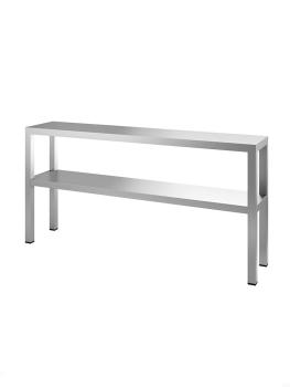 Etagere - RVS - 2 Niveaus - H 65 x 100 x 30 CM - Demontabel - G-Line