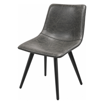 Fauteuil Nicolas - Gris - Similicuir - G-Line