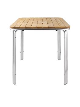 Table - H 88 x 70 x 54 CM - Frêne/Aluminium - Bolero - GL982