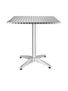 Table - H 72 x 70 x 70 CM - Inox/Aluminium - Bolero - CG834
