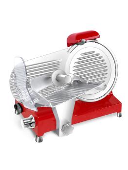 Trancheur de viande - Deluxe - Ø 19.5 CM Couteau - Rouge - acier inoxydable - 230V - G-Line