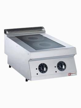 Cuisinière - Induction - 2 Zones - 2 x 3,5kW - Modèle de table - Diamant - E17/2ID4T-N