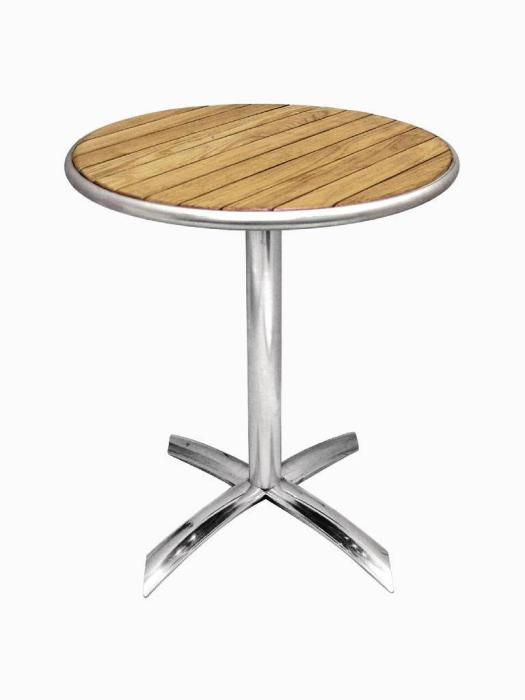 Table - Pliable - Ø 60 x H 72 x 60 CM - Aluminium/Frêne - Bolero - U424 U424 €129.99 Tables de restauration