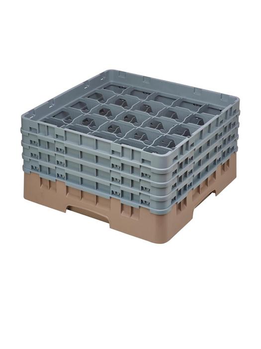 Panier lave-vaisselle - 25 compartiments - Beige - H 26,7 x 50 x 50 CM - Polypropylène - Cambro - DE790 DE790 €91.21 Paniers à vaisselle pour les verres à bec
