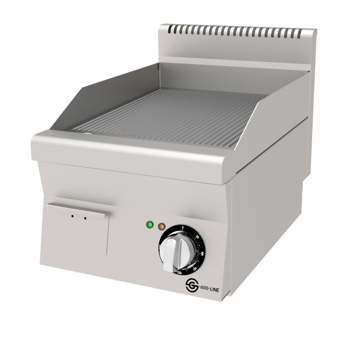 Plaque à pâtisserie - Cannelée - Modèle de table - acier inoxydable - 400V - L 40 CM - Ligne G600 GL-155841 €799.00 Ligne G-Line G600