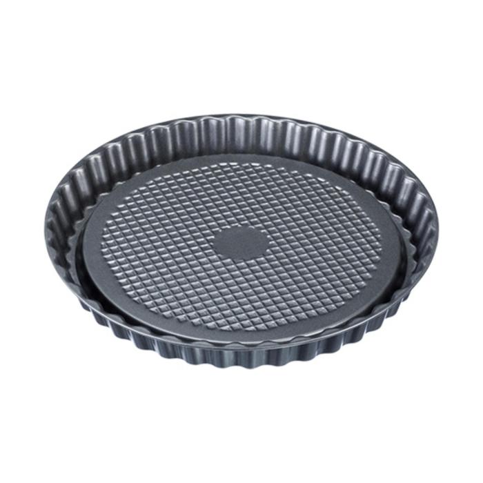 Plat à tarte - H 3,2 CM - 0,258 KG - Ø28 CM - Acier - Gris - +0°C / +230°C - Westmark - 016215 016215 €11.20 Moules à pâtisserie