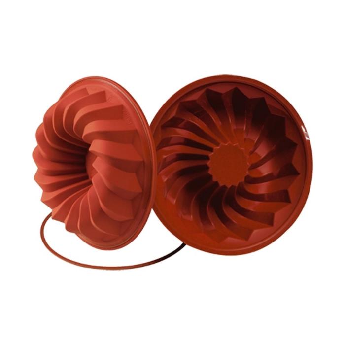 Moule à pâtisserie Savarin - 0,28 KG - Silicone - Rouge - 1,25 Litre - -60°C / +230°C - Silikomart - 070094 070094 €10.80 Moules à pâtisserie