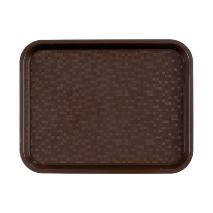 Plateau - H 1,9 x 34,5 x 26,5 CM - 0,195 KG - Polypropylène - Marron - Roltex - 518020 518020 €3.50 Plateaux de buffet