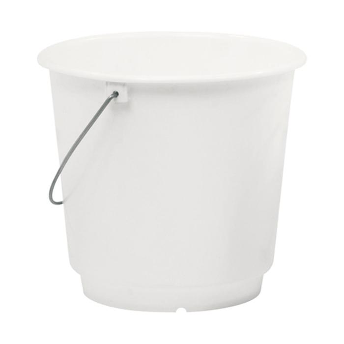 Seau - H 30.5 CM - 0.683 KG - Ø34 CM - Polypropylène - Blanc - 15 Litre - Denox - 600022 600022 €5.70 Seaux en plastique