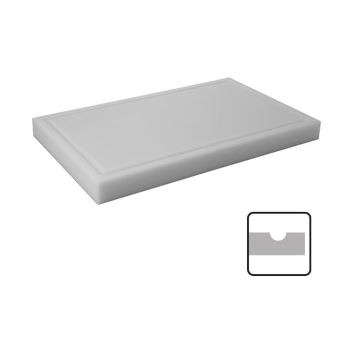 Lame de coupe - 60 x 33 CM - 7,6 KG - Polyéthylène - Blanc - Caterchef - 882016 882016 €59.50 Lames de coupe / planches à découper