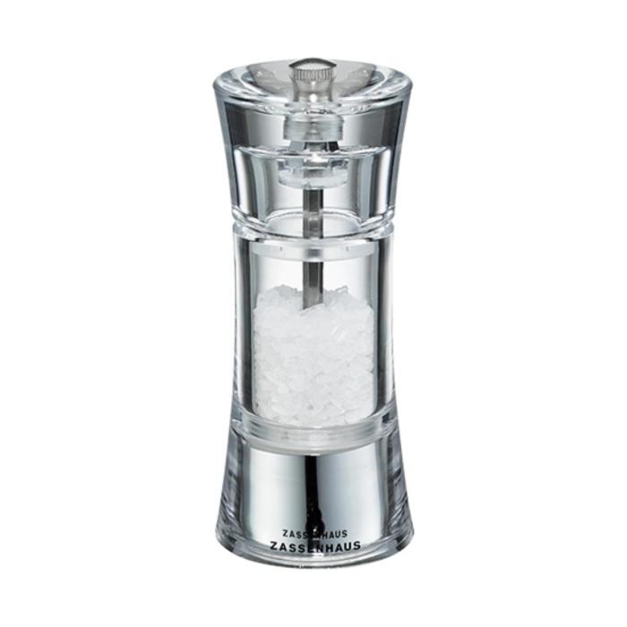 Moulin à sel - H 14 CM - 0,22 KG - Ø5,8 CM - Acrylique - Transparent - Zassenhaus - 892161 892161 €21.50 Sel et poivre