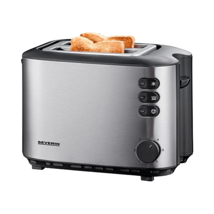 Grille-pain - H 18,5 x 27 x 15,5 CM - 1,38 KG - 220 - 240 V - 850 W - Inox - Severin - 910039 910039 €42.00 Tosti / grille-pain